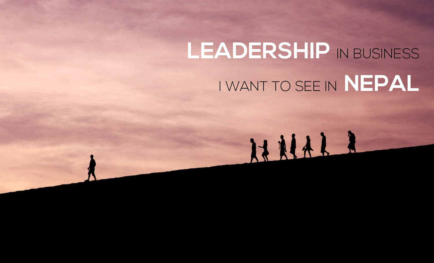 Leadership in business I want to see in Nepal